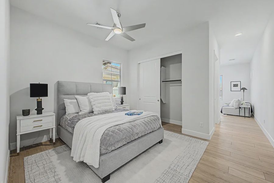 Furnished interior view inside a new home in Bellero Estates, Queen Creek (Image 36).