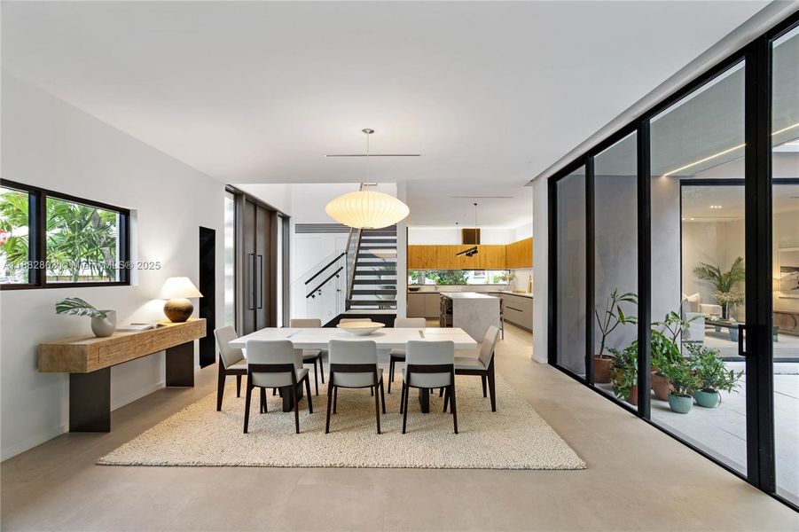 Furnished interior view inside a new home in , Miami (Image 33). Furnished interior view inside a new home in , Miami (Image 33).