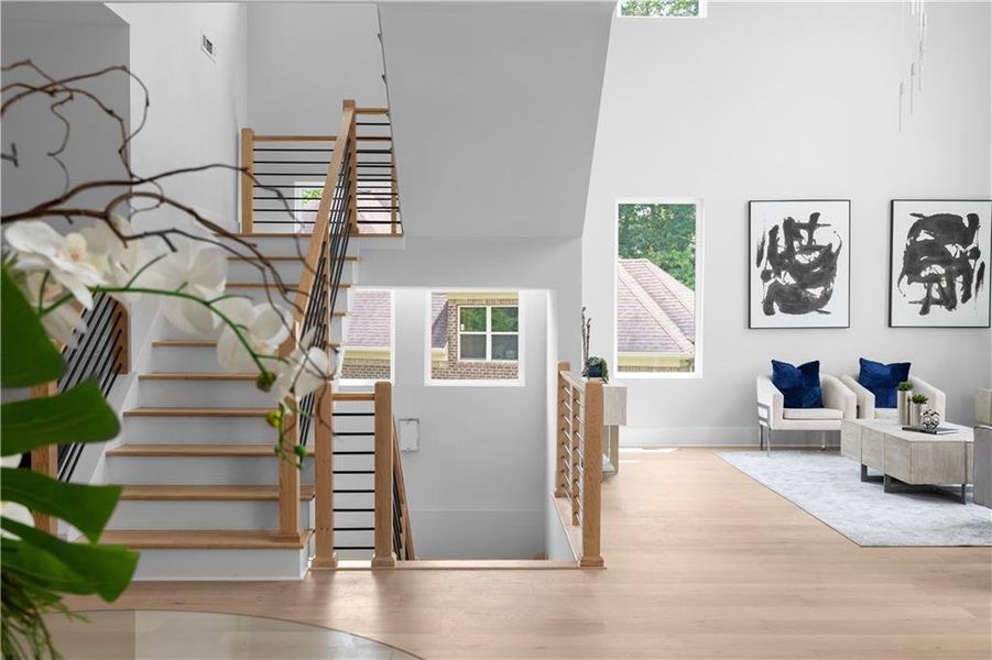 Furnished interior view inside a new home in , Atlanta (Image 43).