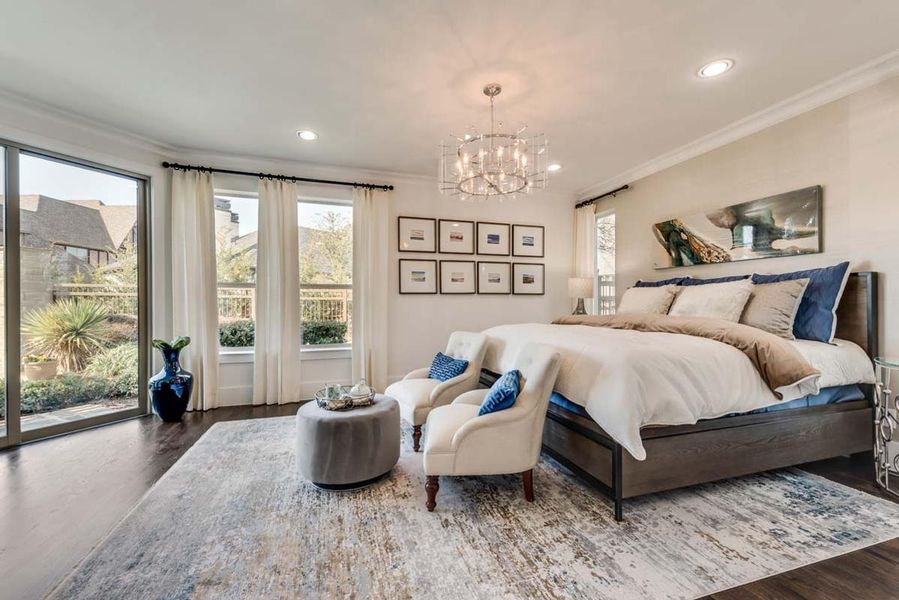 Representative furnished interior of a home built from the Grand Avery II by Grand Homes in Grand Oaks, Celina (Image 16).