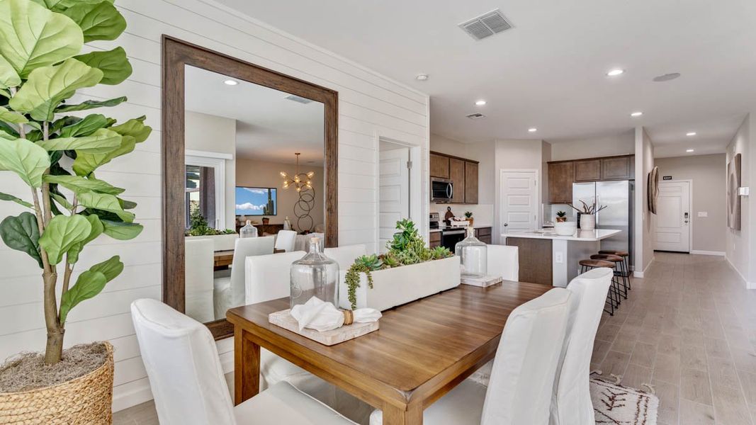 Furnished interior view inside a new home in Desert Moon Estates, Buckeye (Image 15).