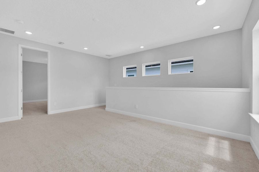 Representative unfurnished interior of a home built from the The Clermont by Providence Homes (Florida) in Seabrook Village at Seabrook, Nocatee (Image 23).