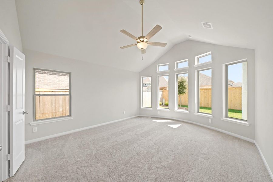 Spacious, unfurnished interior of a new home in Bridgeland 55', Cypress (Image 22). Spacious, unfurnished interior of a new home in Bridgeland 55', Cypress (Image 22).