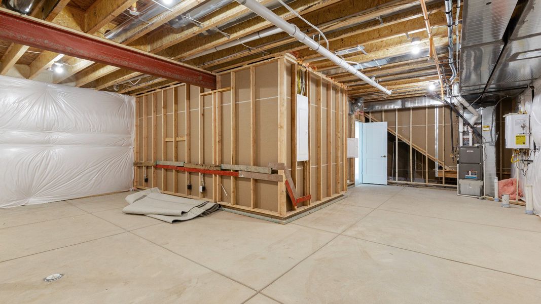 Furnished interior view inside a new home in Dillon Pointe - City, Broomfield (Image 29).