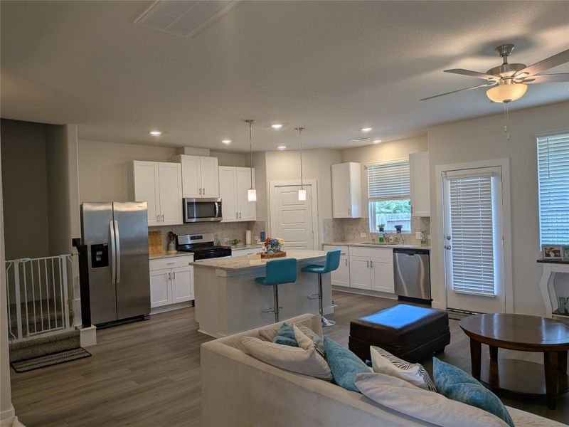 Furnished interior view inside a new home in McClendon Park Village, Houston (Image 6).