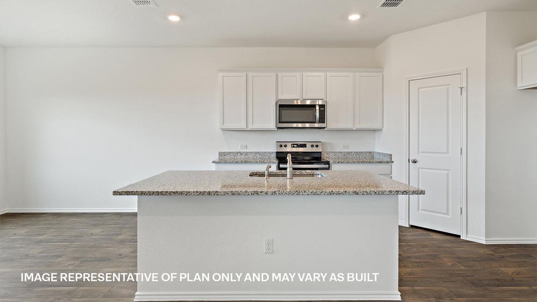 Furnished interior view inside a new home in Palomino, Manor (Image 8).
