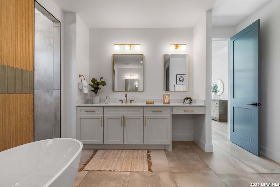 Furnished interior view inside a new home in , Bulverde (Image 19).