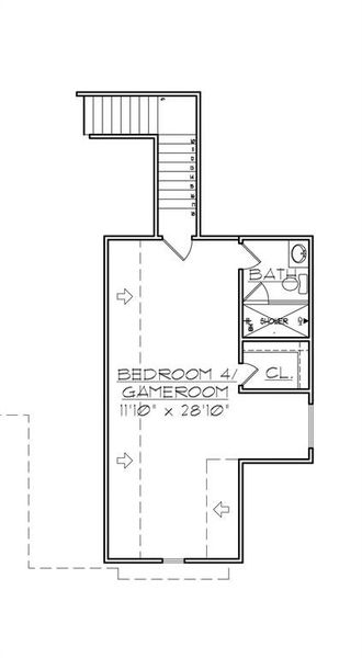 2D floor plan layout of this home in , Granbury, TX (Image 4). 2D floor plan layout of this home in , Granbury, TX (Image 4).