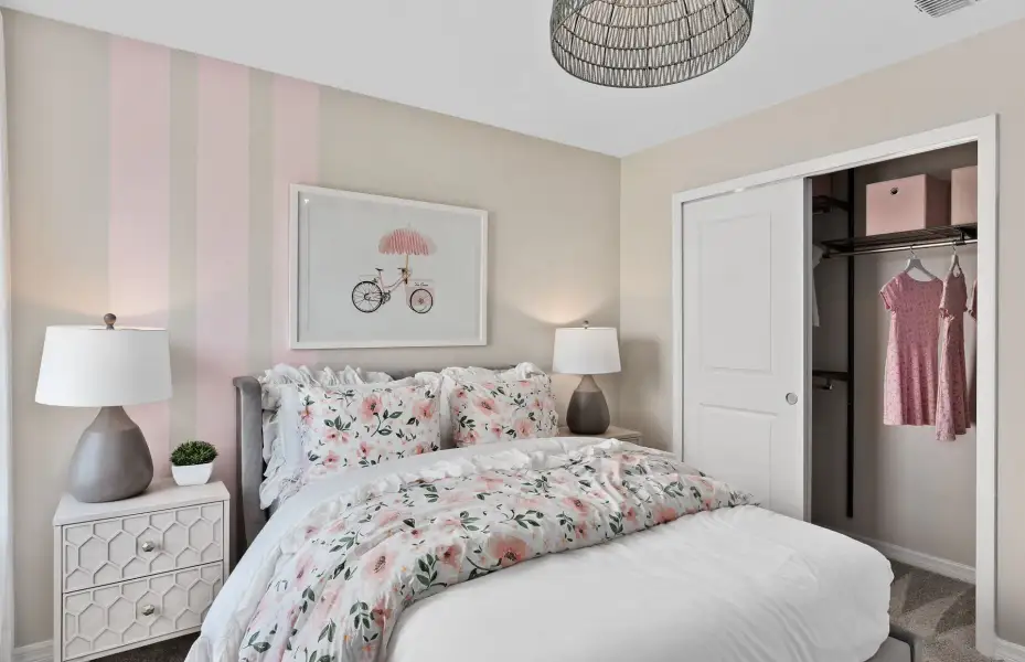 Representative furnished interior of a home built from the Haddock by Pulte Homes in Crescent Ridge, Apopka (Image 9).