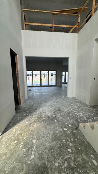 View from front entry.