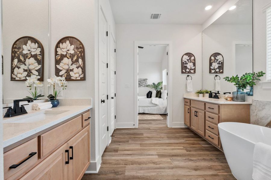 Furnished interior view inside a new home in , Georgetown (Image 10).