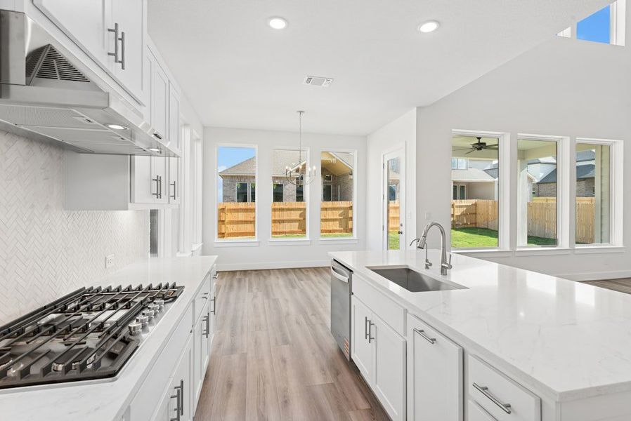 Furnished interior view inside a new home in Blackhawk, Pflugerville (Image 10).