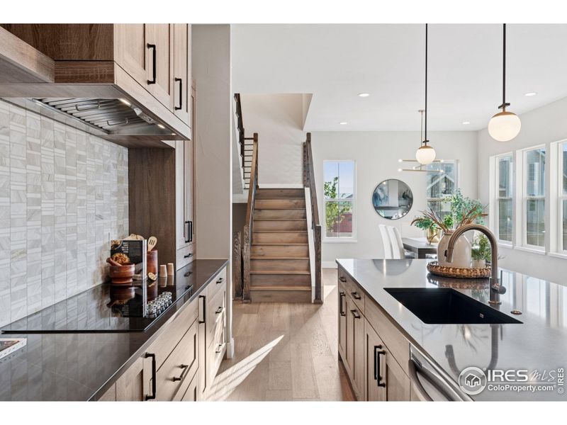 Furnished interior view inside a new home in Harvest LiteLuxe, Berthoud (Image 21).