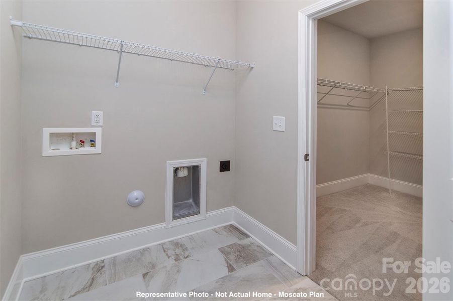 Laundry Room off Kitchen-Moscato Plan