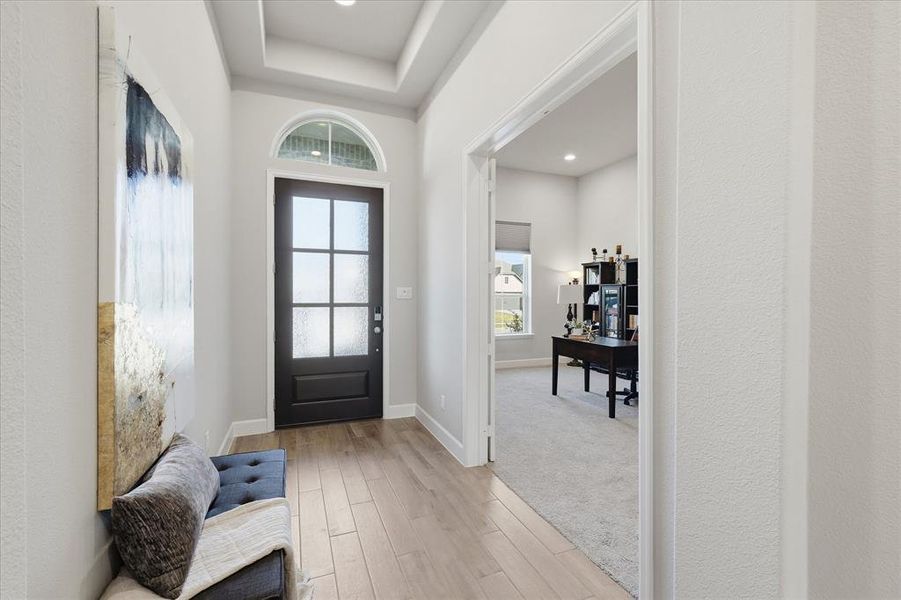 Furnished interior view inside a new home in Watercress 65', Haslet (Image 8). Furnished interior view inside a new home in Watercress 65', Haslet (Image 8).