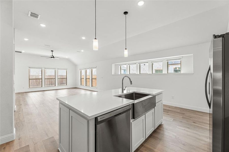 Furnished interior view inside a new home in West Crossing, Anna (Image 15).