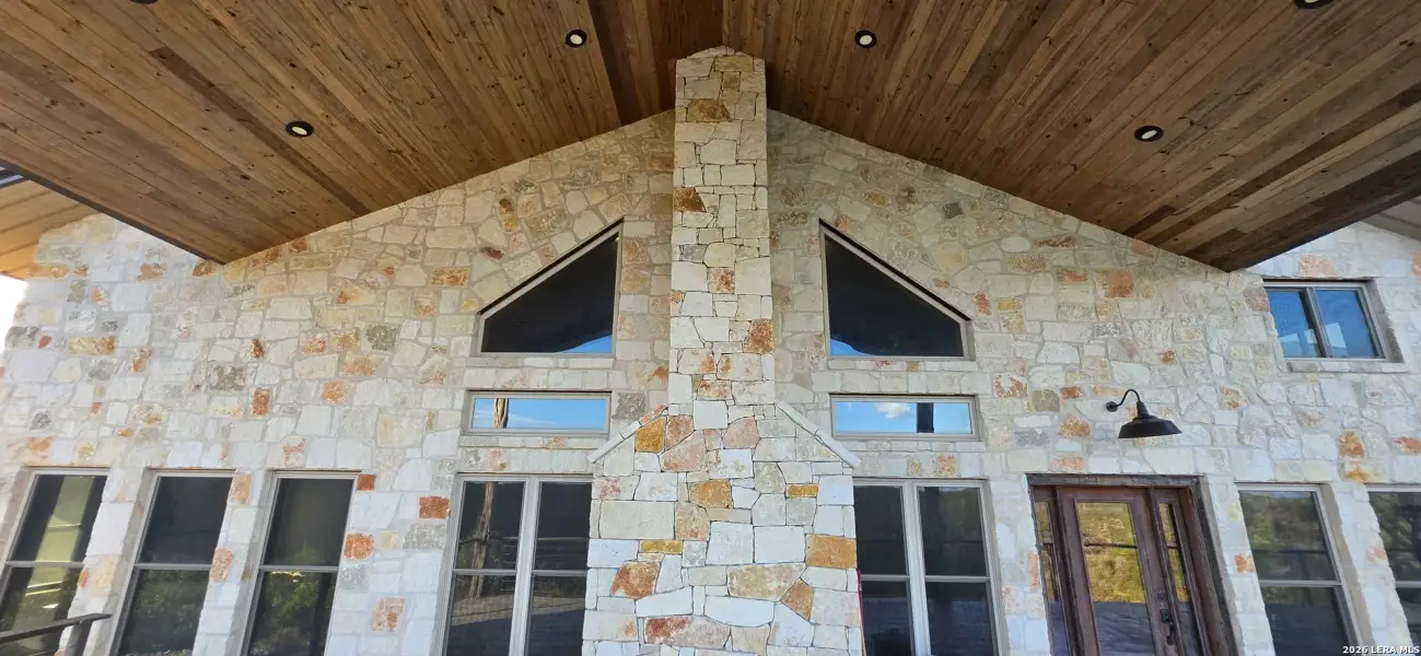 In-progress construction of a new home in , Leakey, TX (Image 38).