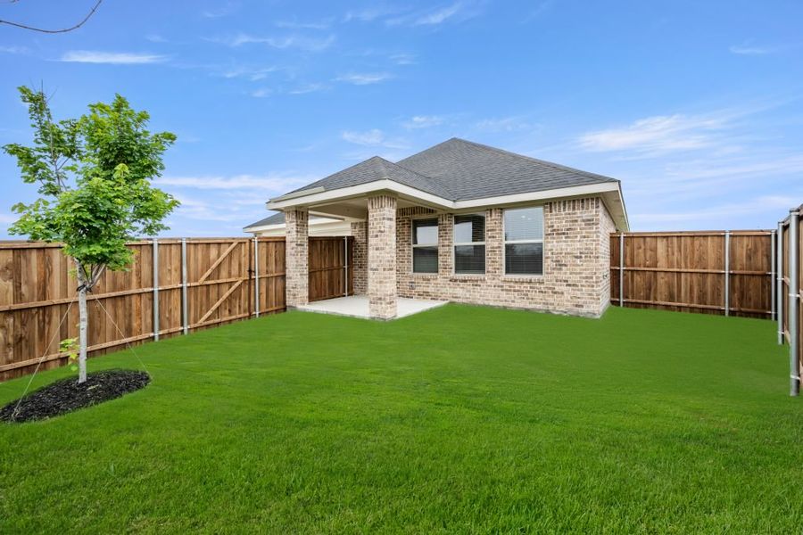 Representative exterior photo of a completed home built from the Jarvis by Impression Homes in Redden Farms, Midlothian, TX (Image 26).