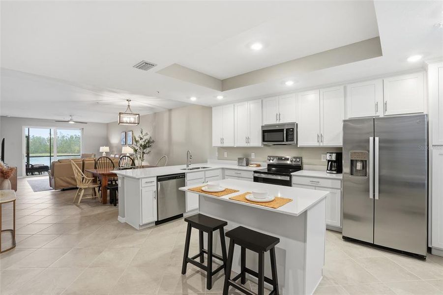Furnished interior view inside a new home in , Punta Gorda (Image 12).
