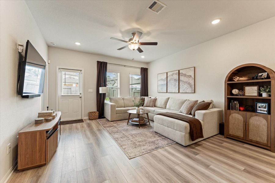 Furnished interior view inside a new home in , Magnolia (Image 13).