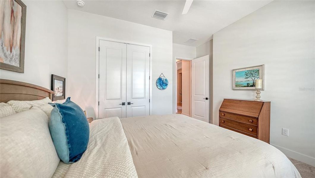 Furnished interior view inside a new home in Emerald Landing at Waterside at Lakewood Ranch – Lake Series, Sarasota (Image 39).