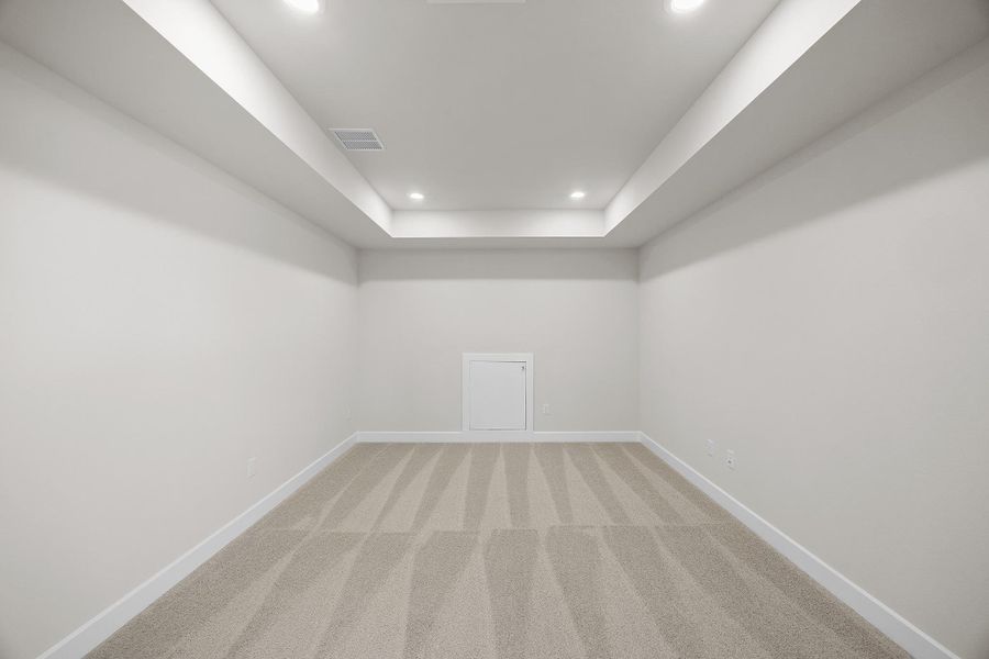 Spacious, unfurnished interior of a new home in Lariat, Liberty Hill (Image 31). Spacious, unfurnished interior of a new home in Lariat, Liberty Hill (Image 31).