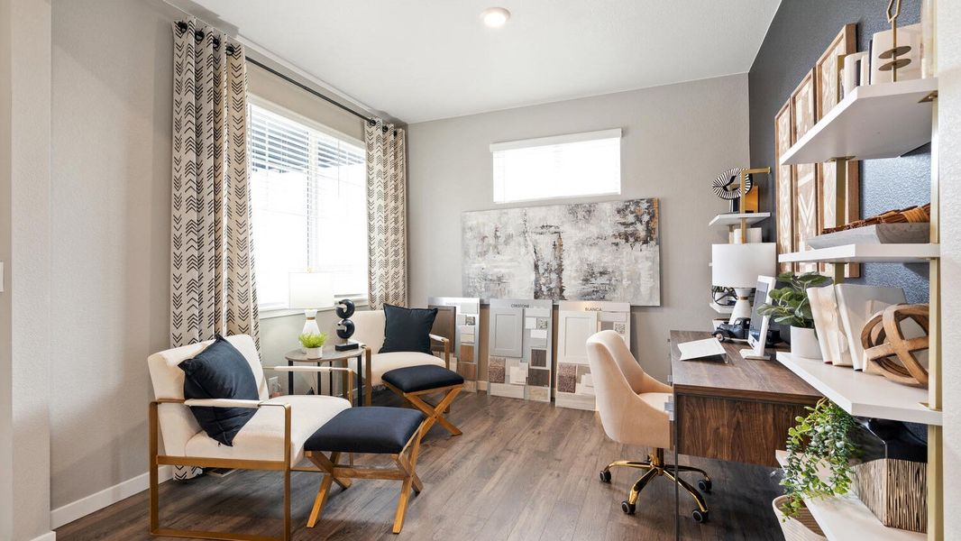 Furnished interior view inside a new home in Silver Peaks, Lochbuie (Image 5). Furnished interior view inside a new home in Silver Peaks, Lochbuie (Image 5).