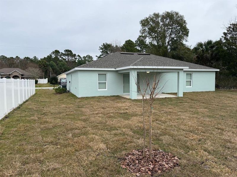Exterior details and patio area of a home in , Palm Coast (Image 19). Exterior details and patio area of a home in , Palm Coast (Image 19).