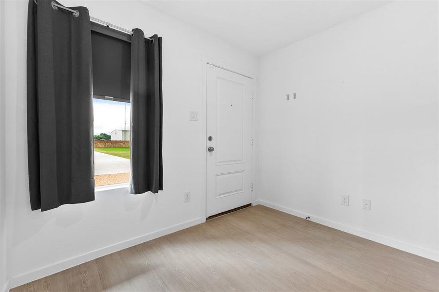 Spacious, unfurnished interior of a new home in Tillage Farms, Princeton (Image 15). Spacious, unfurnished interior of a new home in Tillage Farms, Princeton (Image 15).
