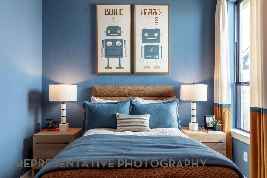 Furnished interior view inside a new home in Jordan Ranch, Fulshear (Image 40).