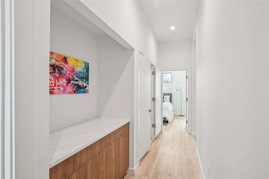 Furnished interior view inside a new home in , Dallas (Image 15).
