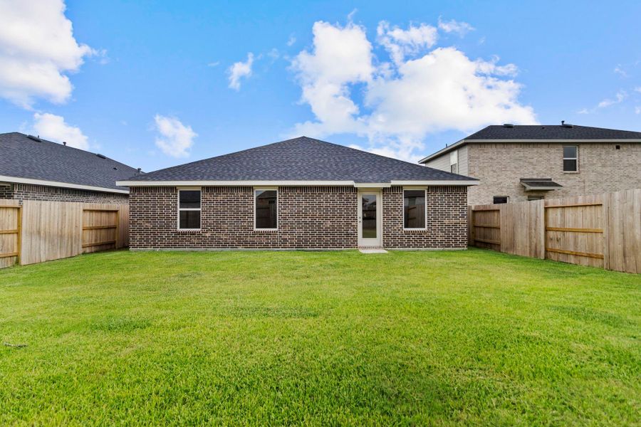 Exterior details and patio area of a home in Cypress Green, Hockley (Image 3).