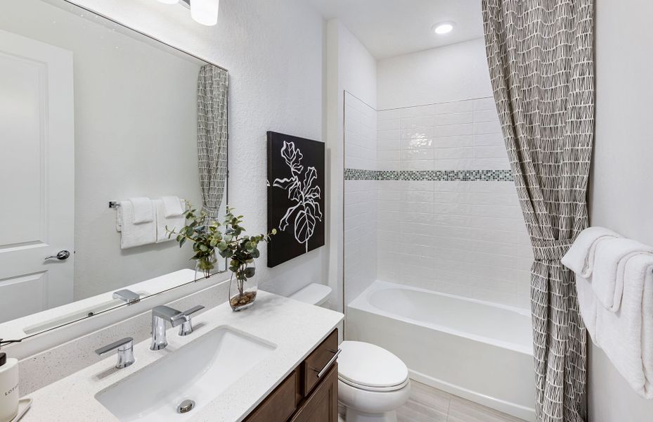 Furnished interior view inside a new home in Highpointe, Stuart (Image 10).