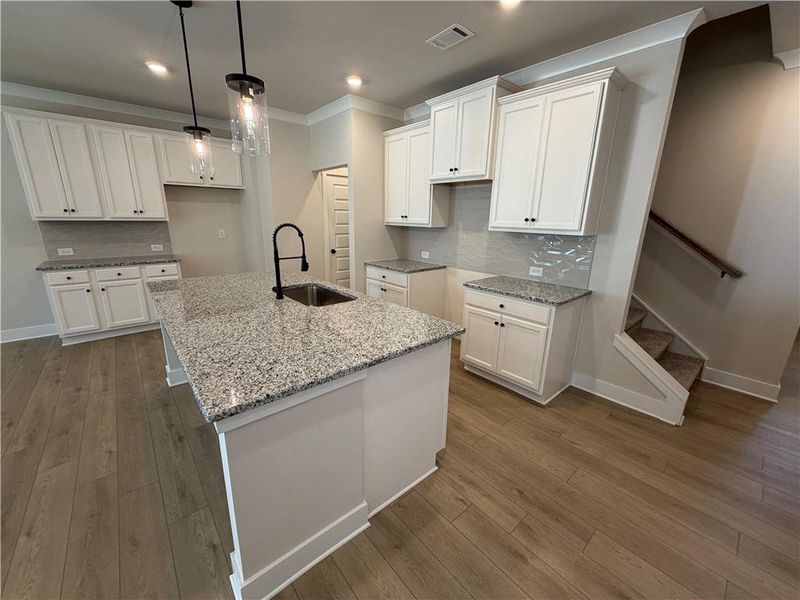 Furnished interior view inside a new home in Millstone at Mundy Mill, Gainesville (Image 7).