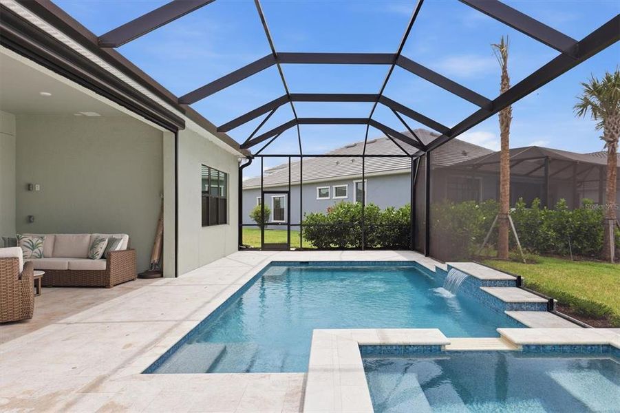Exterior details and patio area of a home in Del Webb Catalina, Lakewood Ranch (Image 21).