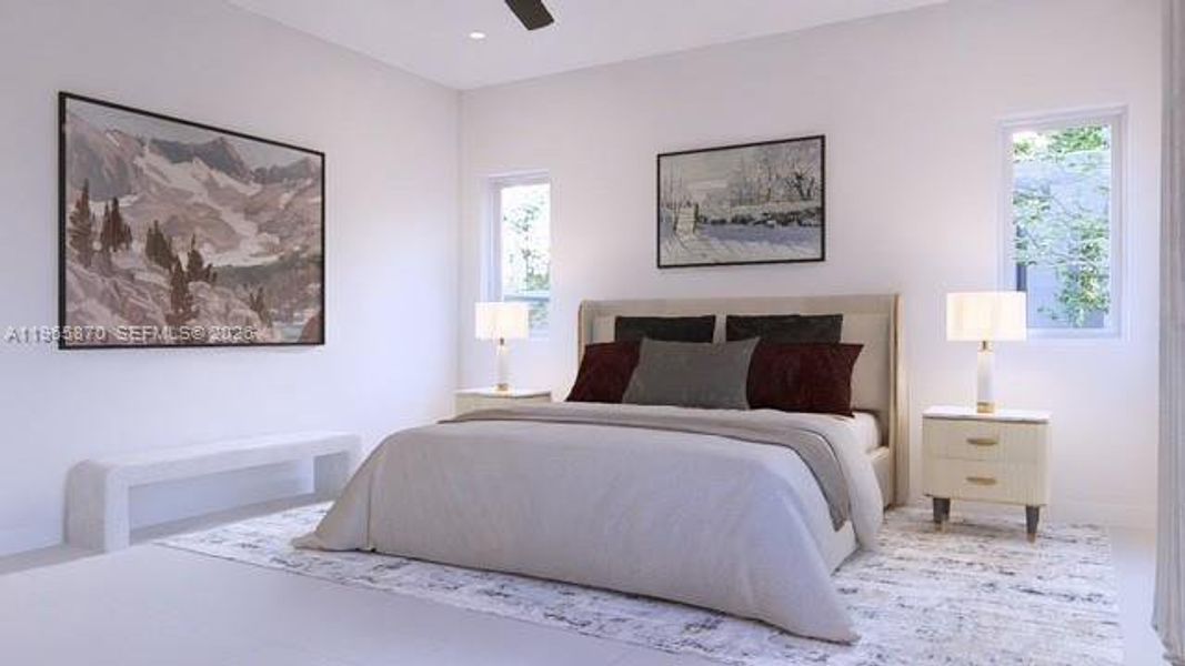 Furnished interior view inside a new home in , Fort Lauderdale (Image 14).