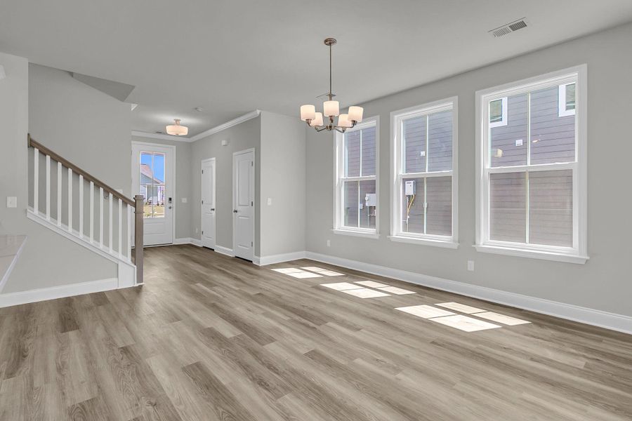 Spacious, unfurnished interior of a new home in Abbey Walk, Moncks Corner (Image 41). Spacious, unfurnished interior of a new home in Abbey Walk, Moncks Corner (Image 41).