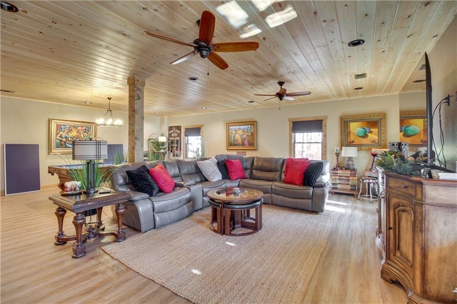 Furnished interior view inside a new home in , Ellijay (Image 47).