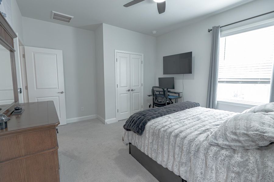 Furnished interior view inside a new home in Park's Edge at Carolina Bay, Charleston (Image 18). Furnished interior view inside a new home in Park's Edge at Carolina Bay, Charleston (Image 18).