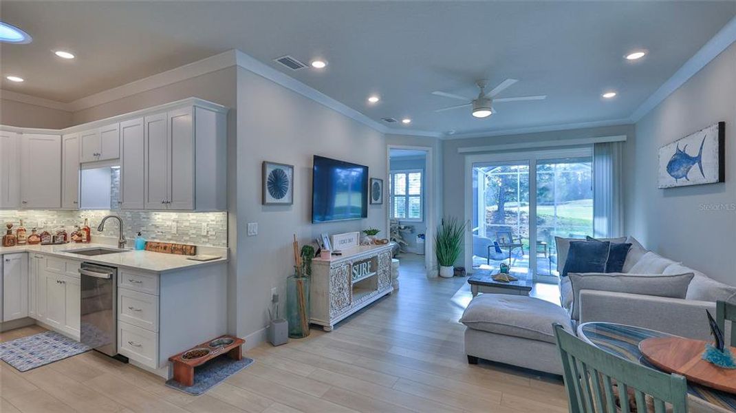 Furnished interior view inside a new home in , New Smyrna Beach (Image 8). Furnished interior view inside a new home in , New Smyrna Beach (Image 8).