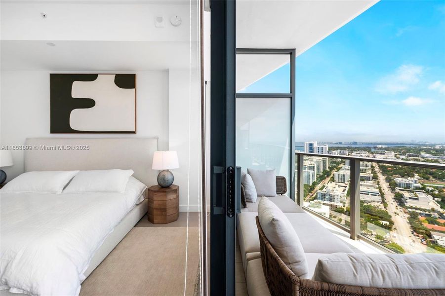 Furnished interior view inside a new home in , Miami Beach (Image 26). Furnished interior view inside a new home in , Miami Beach (Image 26).