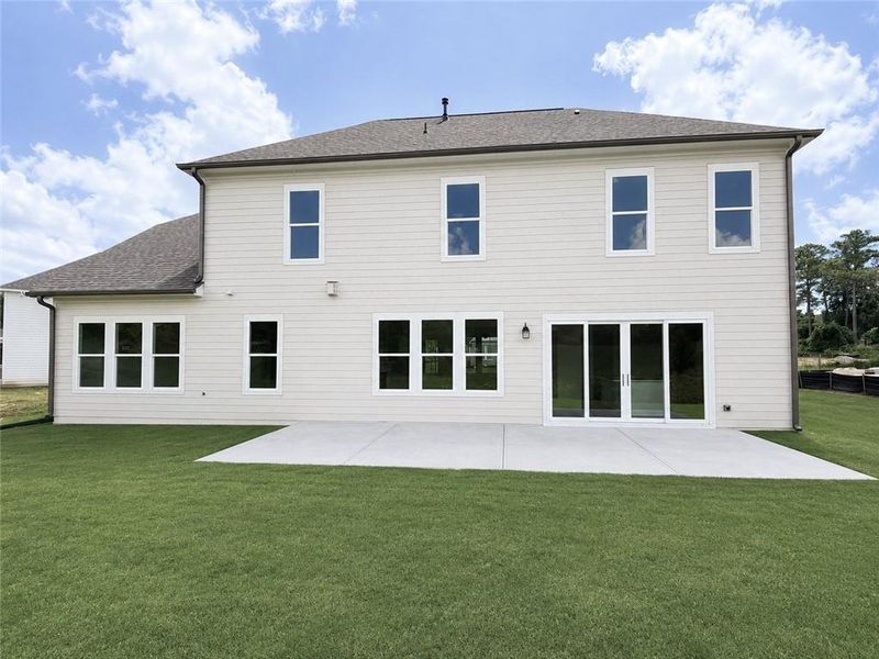 Exterior details and patio area of a home in , Powder Springs (Image 4). Exterior details and patio area of a home in , Powder Springs (Image 4).