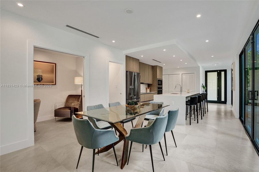 Furnished interior view inside a new home in , Miami (Image 13).