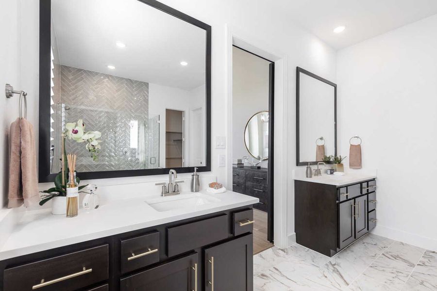 Representative Primary Bathroom - some options shown Representative Primary Bathroom - some options shown