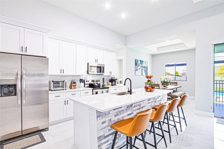 Furnished interior view inside a new home in , Cape Coral (Image 44).