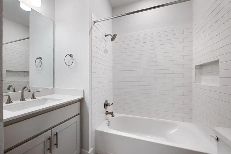 Furnished interior view inside a new home in Santa Rita Ranch, Liberty Hill (Image 7).