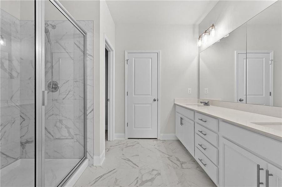 Furnished interior view inside a new home in , Sugar Hill (Image 15).