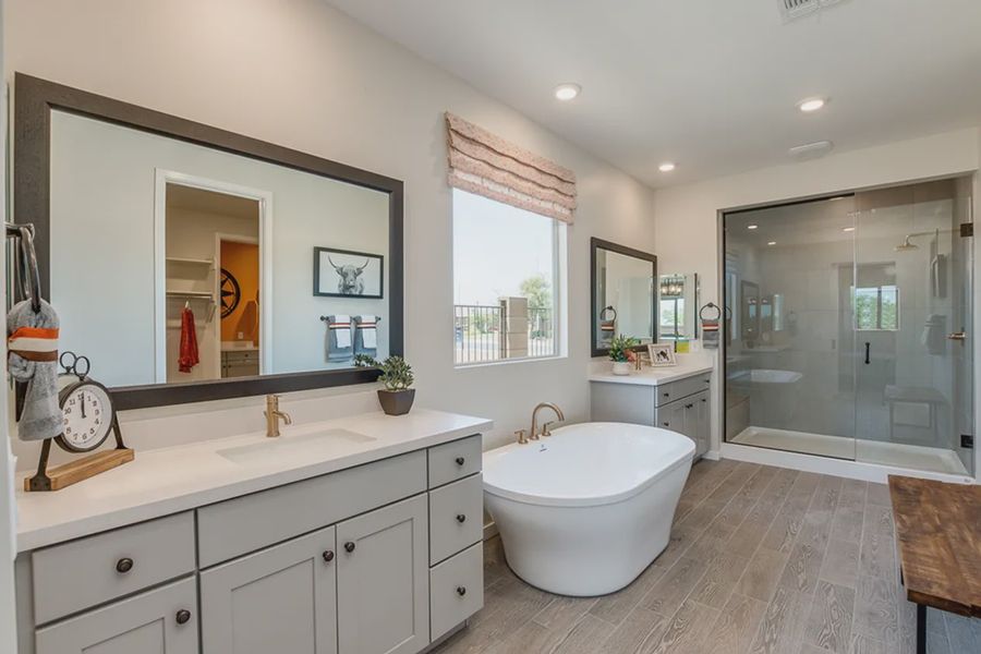 Furnished interior view inside a new home in Forté at Granite Vista, Waddell (Image 10).