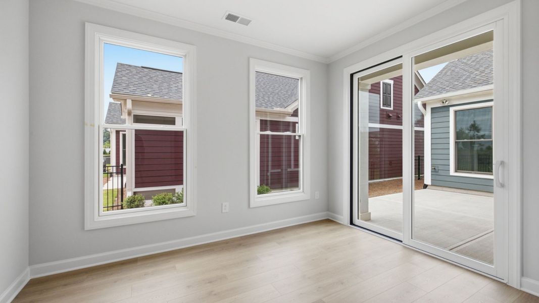 Spacious, unfurnished interior of a new home in The Courtyards at Oak Grove, Durham (Image 28).