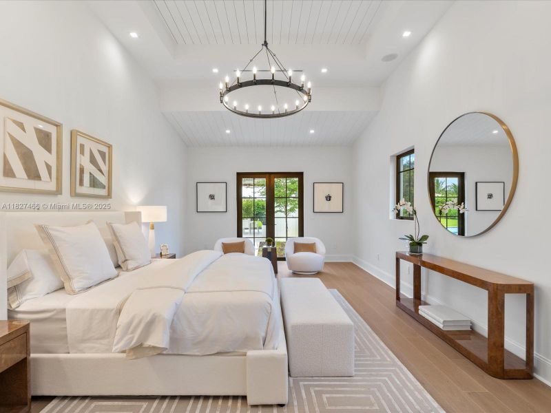 Furnished interior view inside a new home in , Miami (Image 43).